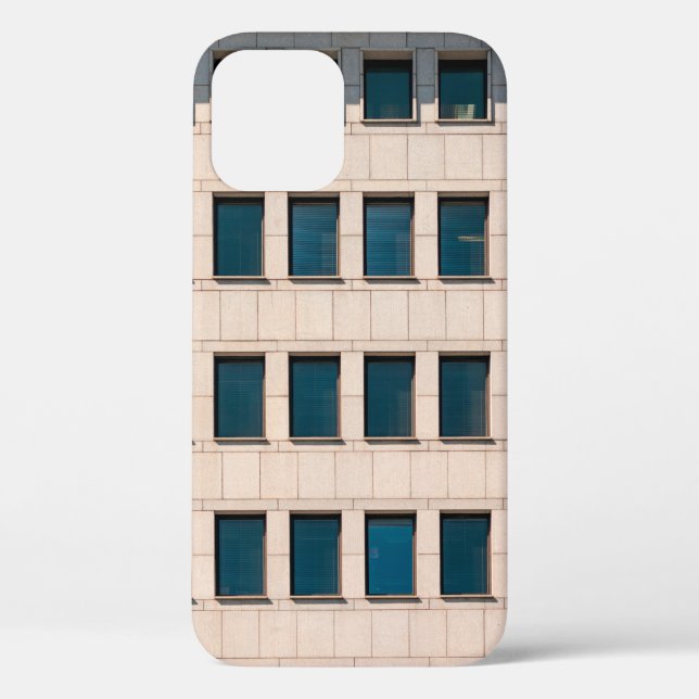 The facade of the modern building with rectangular Case-Mate iPhone case (Back)