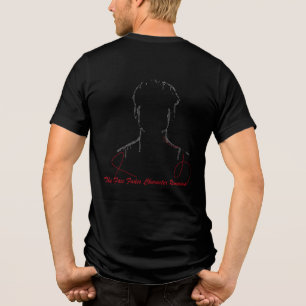 The Face Fades. Character Remains Minimalist Typ Tri-Blend Shirt
