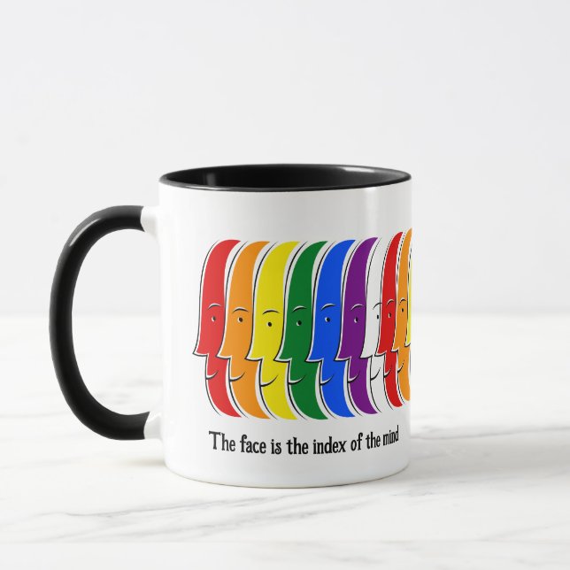 The face is the index of the Mind Mug (Left)