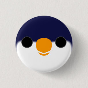 The face of a Blue lorikeet 3 Cm Round Badge