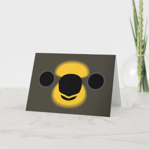 The face of a Brown lory Card