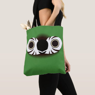The face of a Chestnut-fronted Macaw Tote Bag