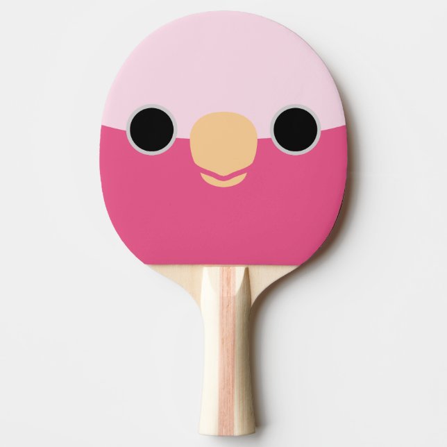 The face of a Galah Ping Pong Paddle (Front)