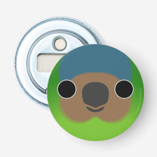 The face of a Geelvink pygmy parrot Bottle Opener