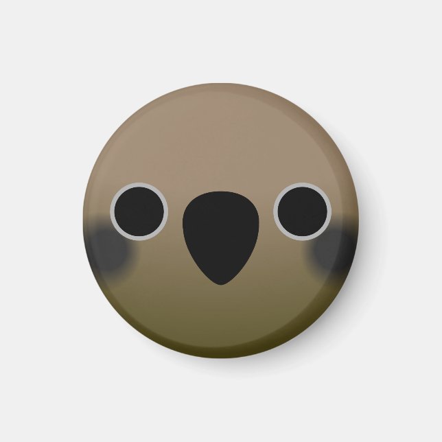 The face of a Kea Magnet (Front)