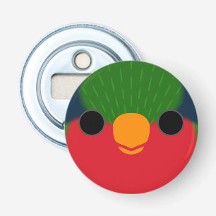 The face of a Kuhl's lorikeet Bottle Opener