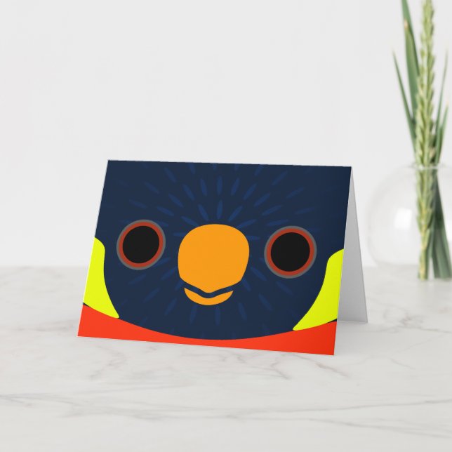 The face of a Mitchell's Lorikeet Card (Front)
