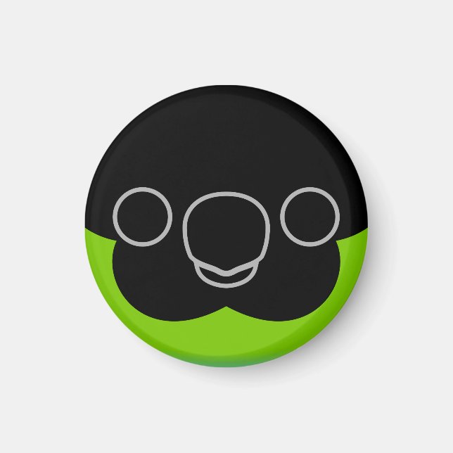 The face of a Nanday parakeet Magnet (Front)