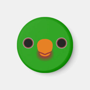 The face of a Palm lorikeet Magnet
