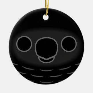 The face of a Pesquet's parrot Ceramic Ornament