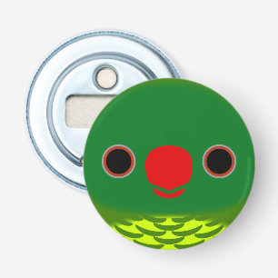 The face of a Scaly-breasted lorikeet Bottle Opener