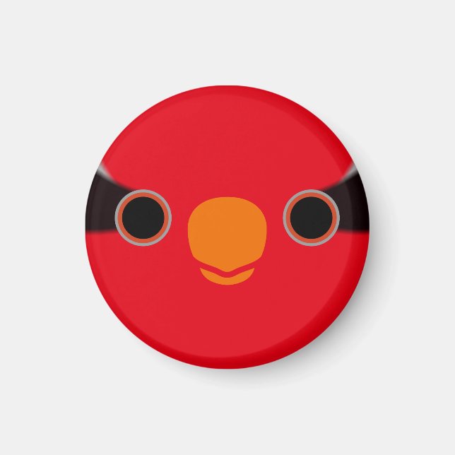 The face of a Stella's lorikeet Magnet (Front)