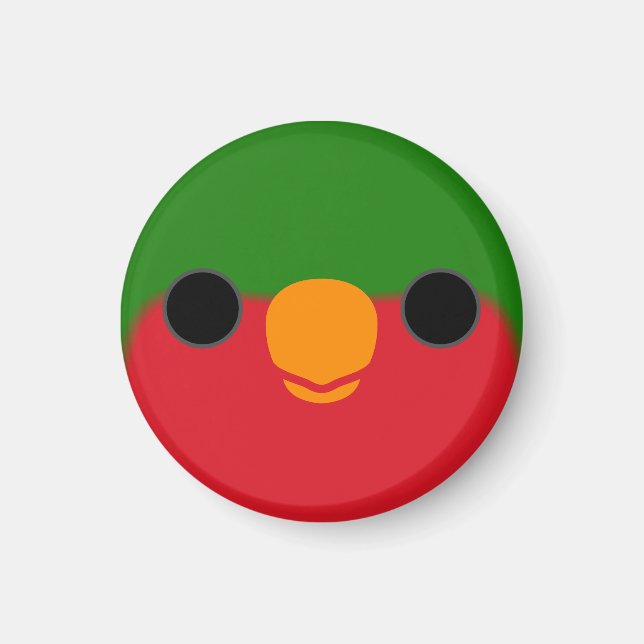 The face of a Stephen's lorikeet Magnet (Front)