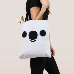 The face of a Triton cockatoo Tote Bag