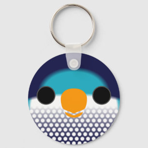 The face of a Ultramarine lorikeet Key Ring