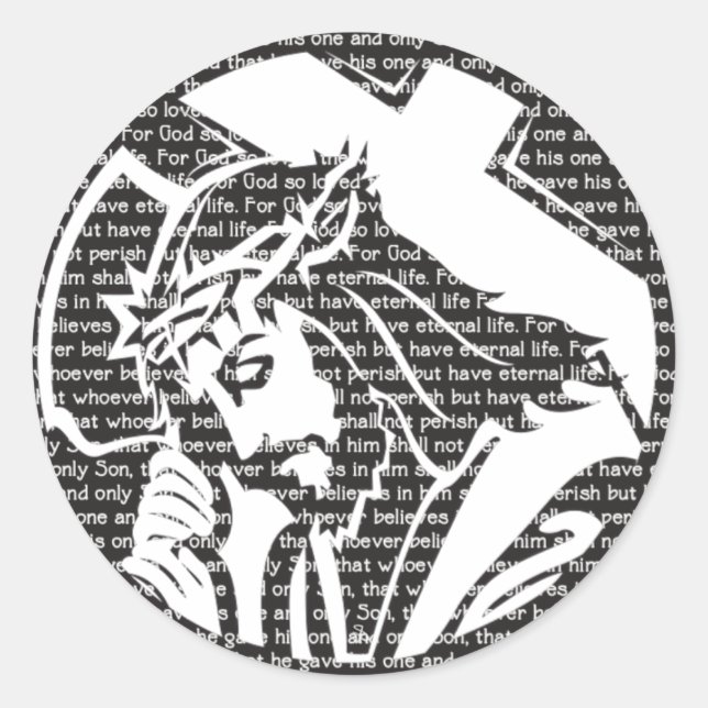 The Face of True Love.png Classic Round Sticker (Front)