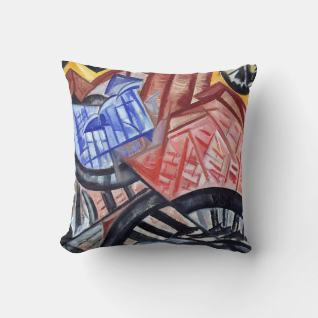 The Factory and the Bridge Cushion (Front)