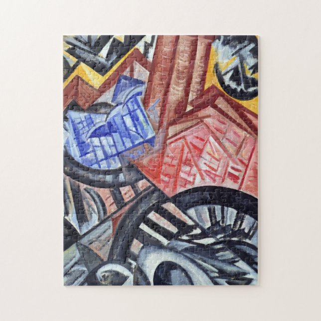 The Factory and the Bridge Jigsaw Puzzle (Vertical)