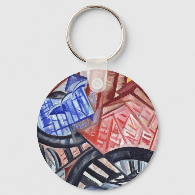 The Factory and the Bridge Key Ring (Front)