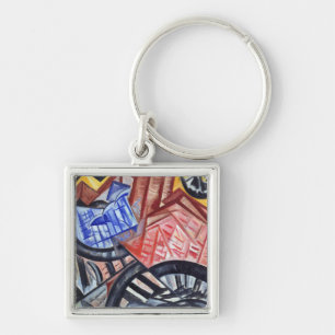 The Factory and the Bridge Key Ring