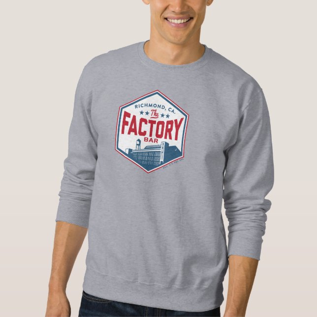 The Factory Bar Colour Shield Sweatshirt (Front)