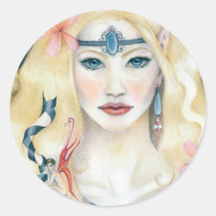 The Faerie Mab Classic Round Sticker