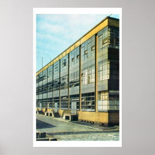 The Fagus Shoe Factory, designed by Walter Gropius Poster