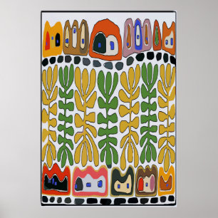 The Fairgrounds Abstract, New Orleans Poster