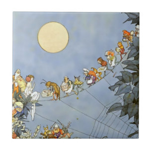 “ The Fairies Birthday” by Heath Robinson Ceramic Tile