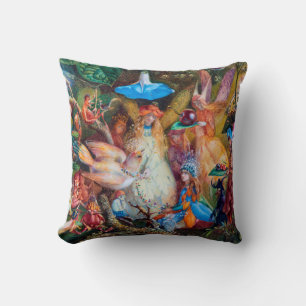 The Fairies' Favourite, John Anster Fitzgerald Cushion