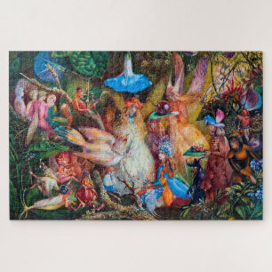 The Fairies' Favourite, John Anster Fitzgerald Jigsaw Puzzle