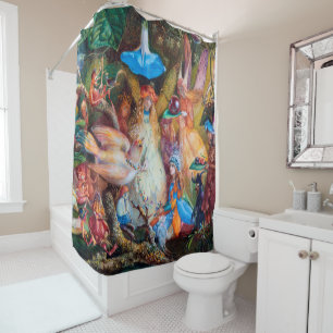 The Fairies' Favourite, John Anster Fitzgerald Shower Curtain