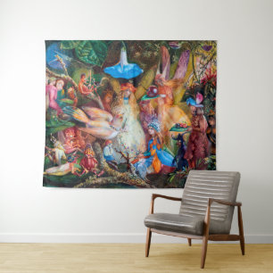 The Fairies' Favourite, John Anster Fitzgerald Tapestry