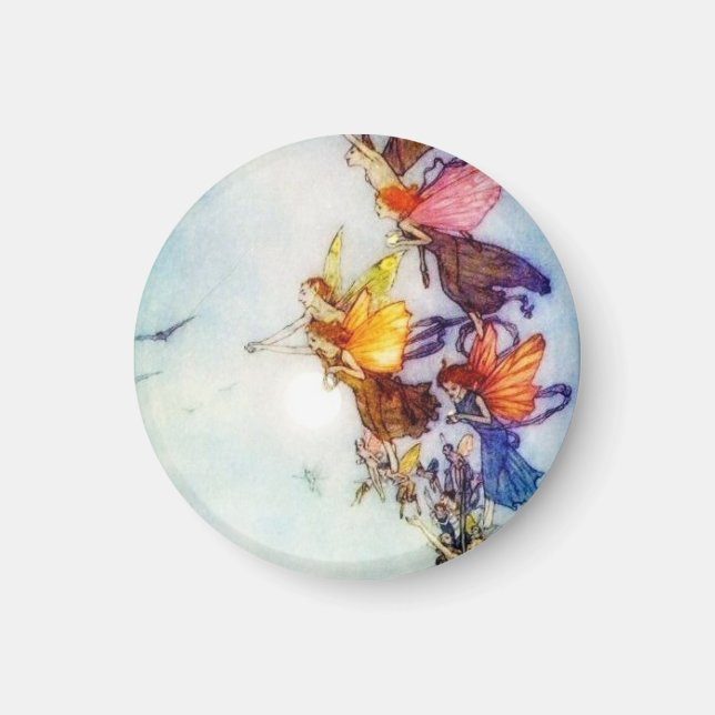 The Fairies round magnet (Front)