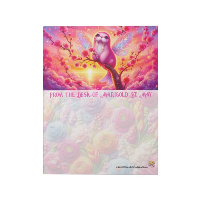 The Fairy Collection: Walrus Fairy Notepad (Rotated)
