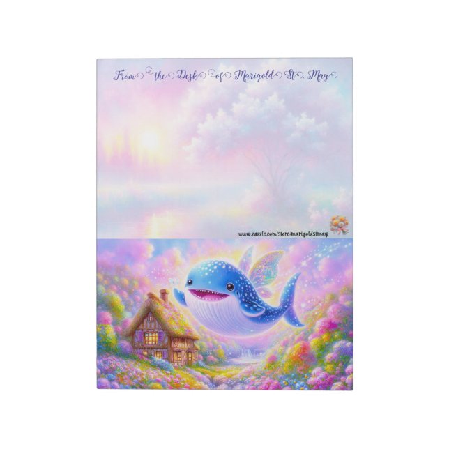 The Fairy Collection: Whale Shark Notepad (Rotated)