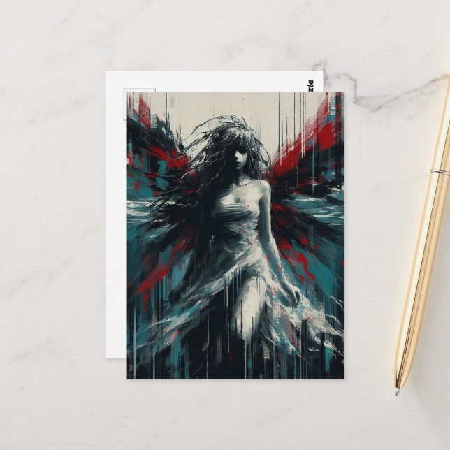 The Fairy Glitch Postcard (Front/Back In Situ)