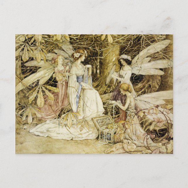 “The Fairy Jewels” Postcard (Front)