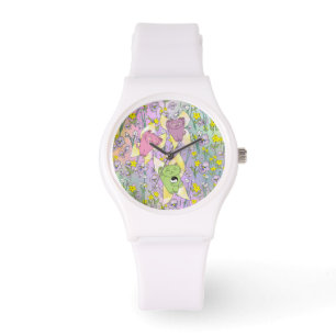 The Fairy Nekos of Spring with a Floral Background Watch