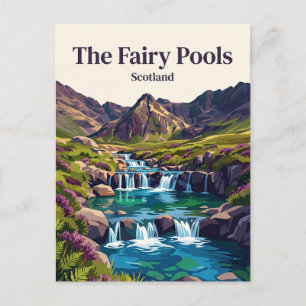The Fairy Pools Scotland Postcard