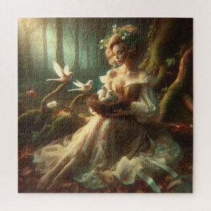 The Fairy Queen of the Woodland Nest Jigsaw Puzzle