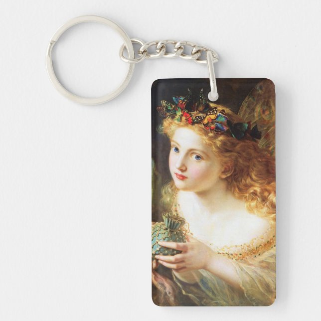 The Fairy Queen - Sophie Anderson Key Ring (Front)