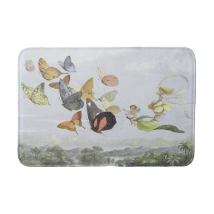 The Fairy Queen's Carriage   Elf World Bath Mat