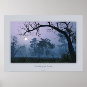 The fairy tail forest poster