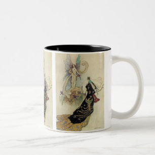 The Fairy There Welcomed Her Majesty Two-Tone Coffee Mug