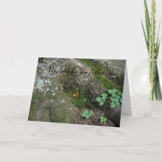 "The Fairy was Home" Card