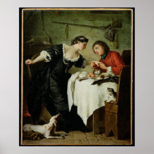 The Falcon,from the Fables of Fontaine Poster