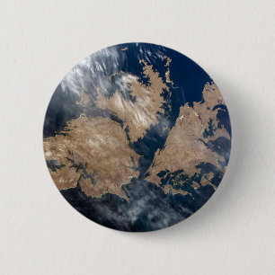 The Falkland Islands (Islas Malvinas). 6 Cm Round Badge