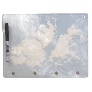 The Falkland Islands (Islas Malvinas). Dry Erase Board With Key Ring Holder