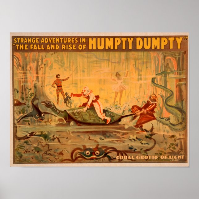 The fall and rise of Humpty Dumpty Theatre Poster (Front)
